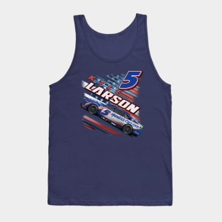 Kyle Larson Patriotic Tank Top